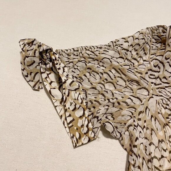 Bob Mackie Leopard Print w Built in Tank Top Womans Size 6 - Picture 5 of 16